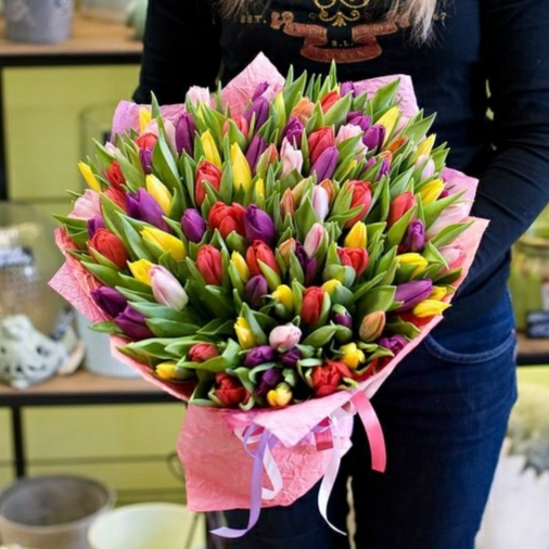 101 тюльпан ( микс)