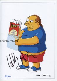 Автограф: Хэнк Азария. Симпсоны / The Simpsons
