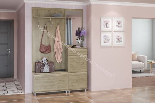 Прихожая МЕЛИССА Ясень Асахи комп.08