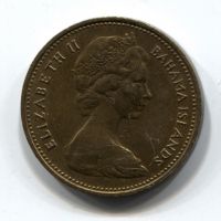 1 цент 1969  Багамские острова XF
