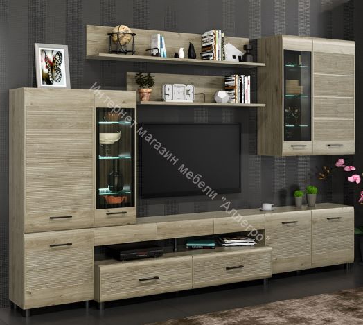 Гостиная КАМЕЛИЯ 4  Гикори Джексон светлый