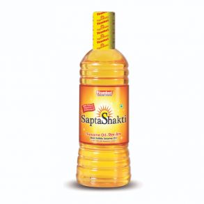 Sesame Oil SAPTA SHAKTI, Pitambari (Пищевое кунжутное масло холодного отжима САПТА ШАКТИ, Питамбари), 500 мл.