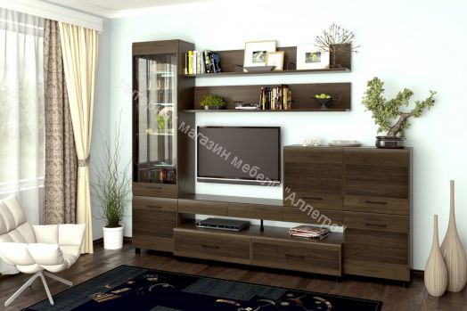 Гостиная КАМЕЛИЯ 5 Гикори Джексон темный