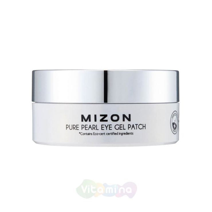 MIZON Патчи под глаза гидрогелевые с экстрактом белого жемчуга PURE PEARL EYE GEL PATCH, 60 шт.