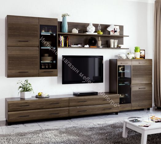 Гостиная КАМЕЛИЯ 6 Гикори Джексон темный