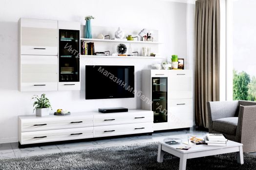 Гостиная КАМЕЛИЯ 6 Снежный Ясень