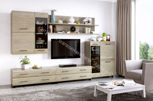 Гостиная КАМЕЛИЯ 6 Гикори Джексон светлый