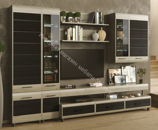 Гостиная КАМЕЛИЯ 1 Гикори Джексон светлый-комбинированный