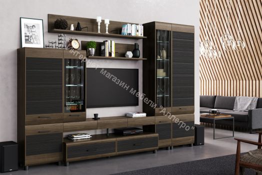 Гостиная КАМЕЛИЯ 2 Гикори Джексон темный комбинированный