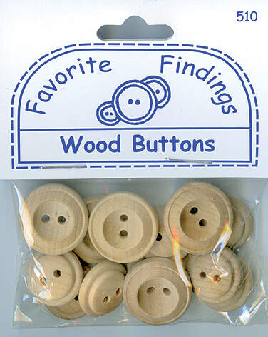 фото Пуговицы для творчества FAVORITE FINDINGS Wood BLUMENTHAL LANSING 550000510