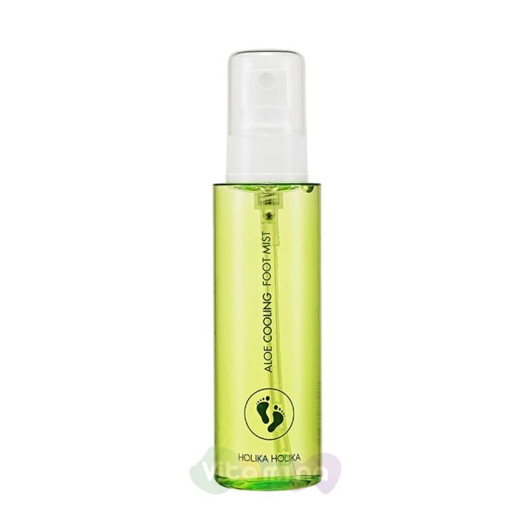 Holika Holika Охлаждающий мист для ног с экстрактом алоэ вера Aloe Cooling Foot Mist