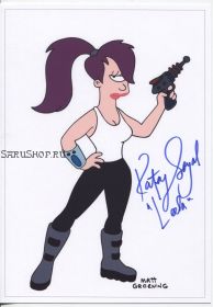 Автограф: Кэти Сагал. Футурама / Futurama