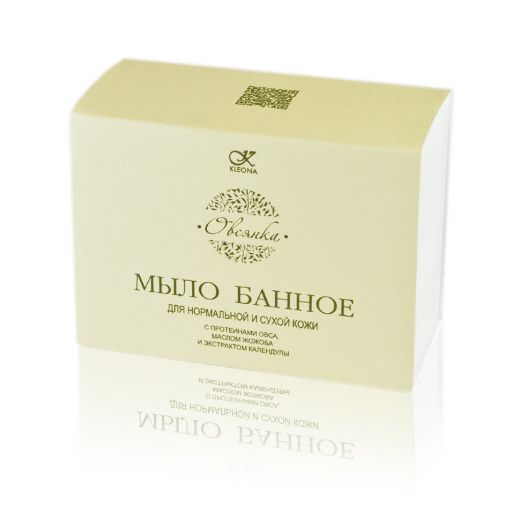Клеона - Мыло банное Овсянка 120 г
