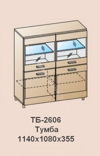Тумба ТБ-2606 Камелия