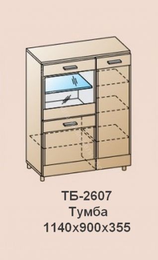 Тумба ТБ-2607 Камелия