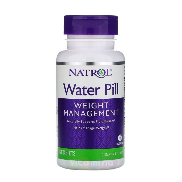 Natrol Water Pill, 60 табл