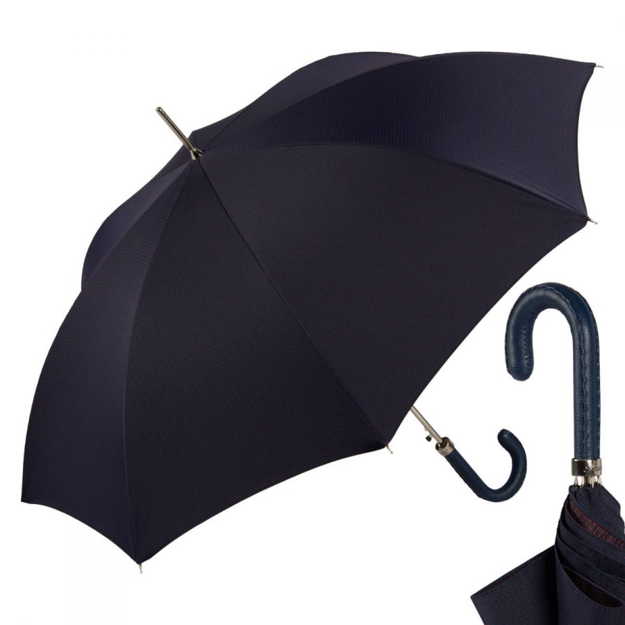 Зонт-трость Pasotti Mocasin Punto Dark Blu
