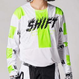 Shift Black Label Flame White джерси для мотокросса