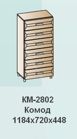 Комод КМ-2802 Мелисса