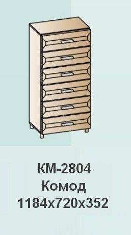 Комод КМ-2804 Мелисса