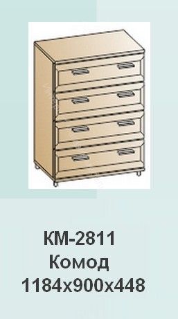 Комод КМ-2811 Мелисса