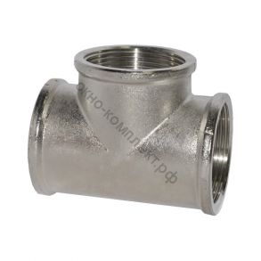 Тройник 1/2" ВН/ВН/ВН никель