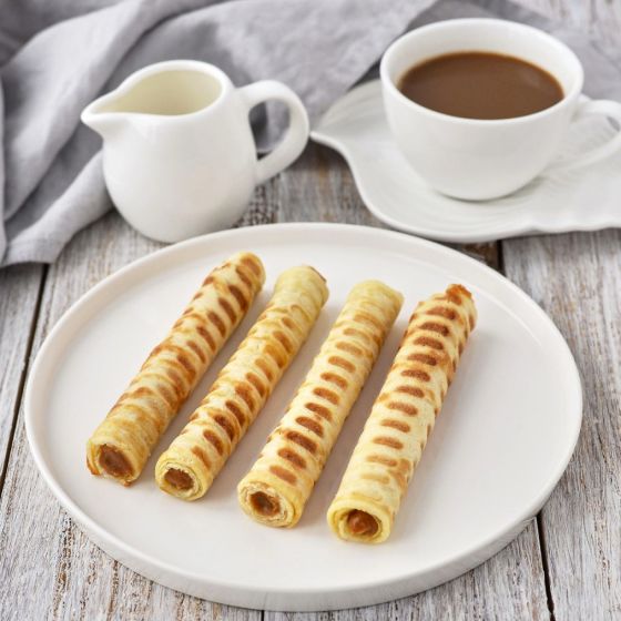 Трубочки вафельные со сгущенкой