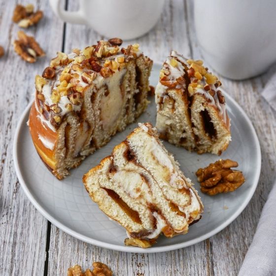 Булка Маленькая Улитка Карамель-пекан