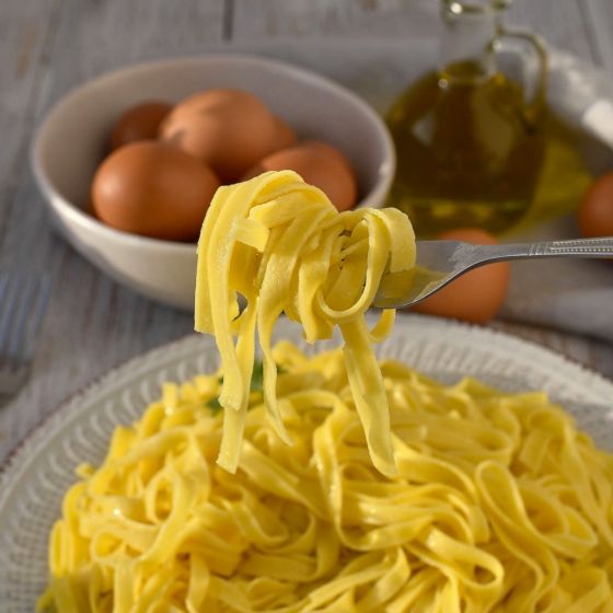 Тальятелле с добавлением яйца