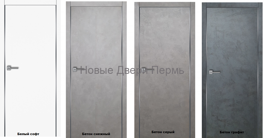 Платинум -1 скрытые петли и алюминиевой кромкой