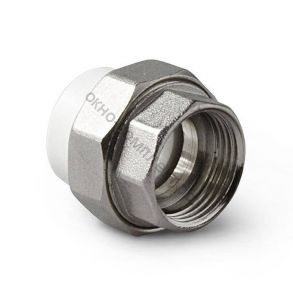 Американка  20х1/2"  ВР  AQUAGID/EVER® plast БЕЛЫЙ