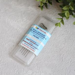 Инструменты для куклоделия - Набор игл для валяния (фелтинга) Gamma FN-005 №36 толстые