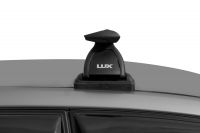 Багажник на крышу Suzuki Liana universal, Lux, черные крыловидные дуги