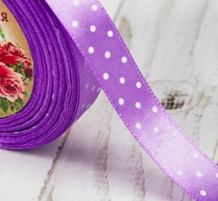 Лента атласная 15 мм для творчества