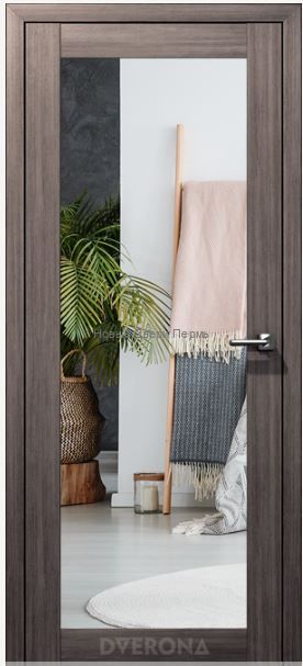 "Сингл Зеркало" Межкомнатная дверь с зеркалом Дверона