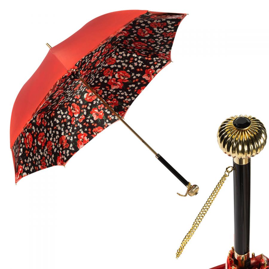Зонт-трость Pasotti Coral Papavero Globe