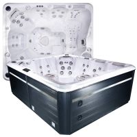 Гидромассажный бассейн с 70 форсунками Hydropool Self Cleaning 970 Titanium 239х279 схема 13