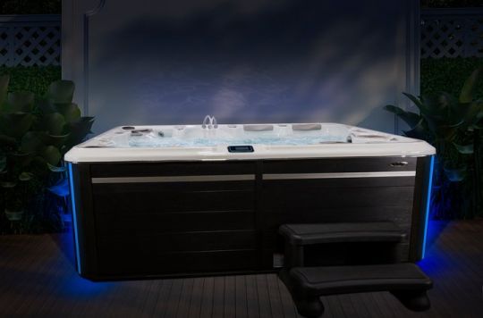 Гидромассажный бассейн с 70 форсунками Hydropool Self Cleaning 970 Titanium 239х279 ФОТО