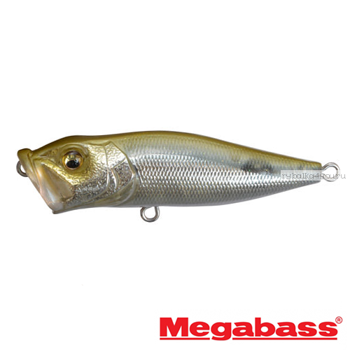 Воблер Megabass Pop-X 64 мм / 7 гр / цвет: HT Natural Wakasagi