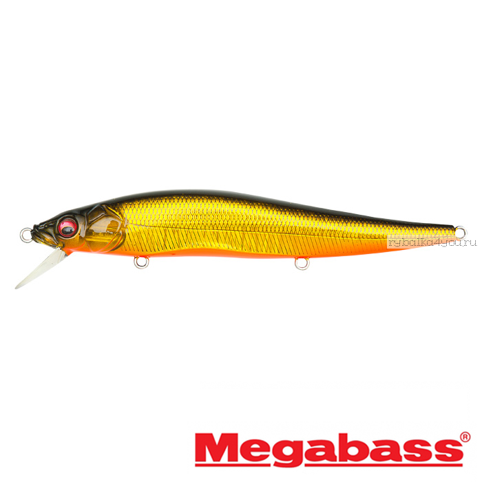 Воблер Megabass Vision Oneten Hi-Float 110мм / 14 гр / Заглубление: 1,2 - 1,8 м / цвет: GG Jabara Kinkuro HF