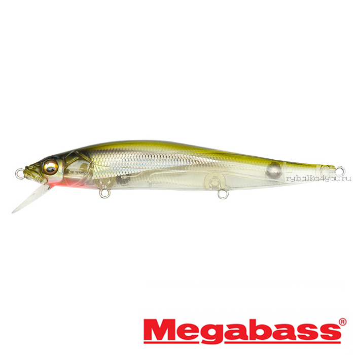 Воблер Megabass Vision Oneten Hi-Float 110мм / 14 гр / Заглубление: 1,2 - 1,8 м / цвет: Stealth Bait HF