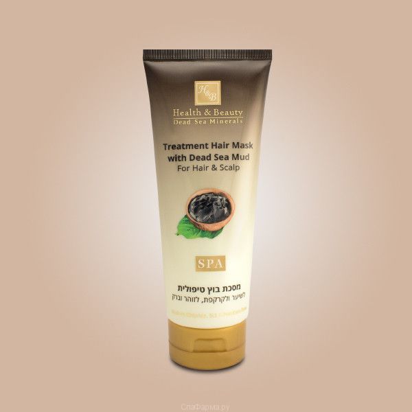 Маска для волос и кожи головы с минералами (грязью) Мертвого моря Health & Beauty (Хелс энд Бьюти) 200 мл