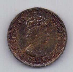 2 цента 1968 Сейшелы AUNC Великобритания