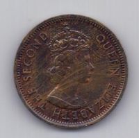 2 цента 1968 Сейшелы AUNC Великобритания