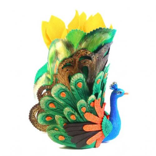 [Фом-арт] Видео-МК Ваза Павлин (Татьяна Шмелева)