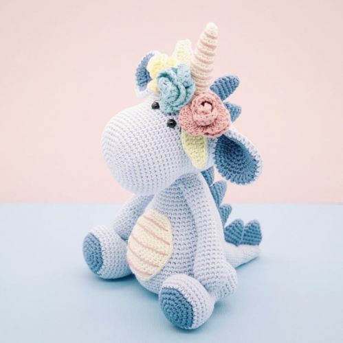 [Игрушки] Bobby the Dinocorn/Динозаврик Бобби (TheLittleHookCrochet)