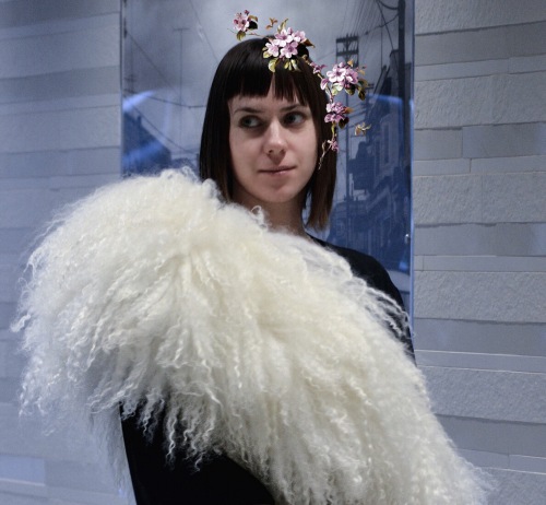 [Masterfelt] «Белоснежный меховой воротник 'Крылья ангела»+«Красота и многообразие»(Наталия Луната)