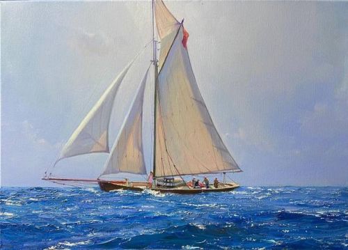 [Школа импрессионизма] Под парусами (Игорь Сахаров)