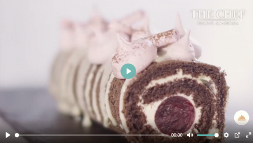 [The Chef] Шоколадный рулет с вишней (Юлия Доценко)