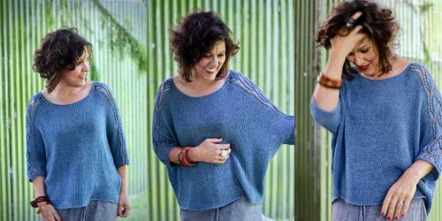 [Вязание] Бесшовный легкий джемпер Nuala (Либби Джонсон)